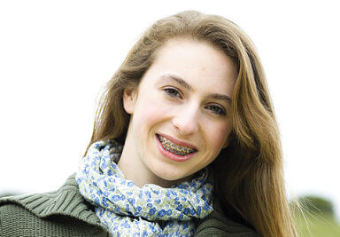 girl with braces