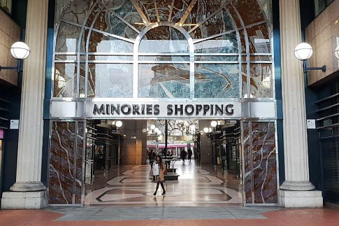 The Minories Shopping Entrance
